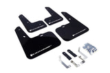 Rally Armor MF24-UR-BLK/WH FITS: 12-13 Hyundai Veloster UR Black Mud Flap w/ White Logo