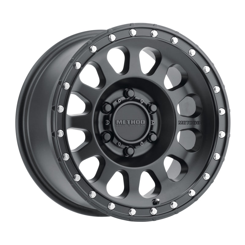 Method Wheels MR31589060518 -Method MR315 18x9 +18mm Offset 6x5.5 106.25mm CB Matte Black Wheel