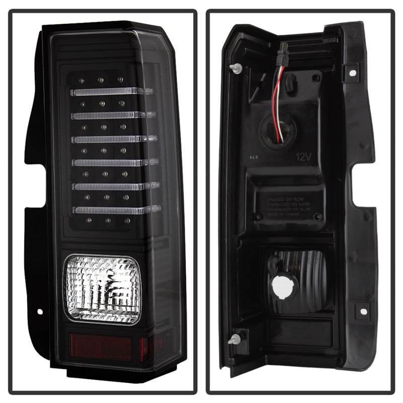 SPYDER 5017697 -Xtune Hummer H3 06-09 ( Non H3T ) LED Tail Lights Black ALT-ON-HH306-LED-BK