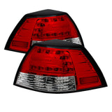 SPYDER 5008602 - Spyder Pontiac G8 08-09 LED Tail Lights Red Clear ALT-YD-PG808-LED-RC