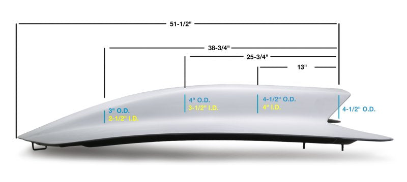 Anderson Composites AC-HD1011CHCAM-CP-GF FITS 10-15 Chevrolet Camaro Type-COPO 3in Cowl HoodFiberglass