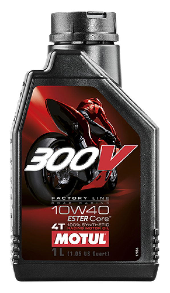 Motul 104118 - 1L Synthetic-ester Oil 300V Factory Line Road Racing 10W40