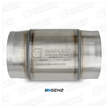 Load image into Gallery viewer, G-Sport 85240 - GESI 400 CPSI GEN 2 EPA Compliant 4.0in Inlet/Outlet Catalytic Converter