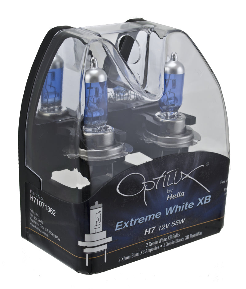 Hella H71071362 - Optilux 12V/55W H7 Extreme Blue Bulb (Pair)