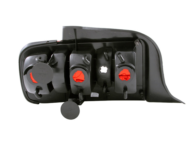 ANZO 221166 FITS 2005-2009 Ford Mustang Taillights Red/Clear2010 Style