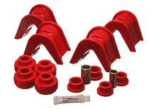 Load image into Gallery viewer, Energy Suspension 4.7105R - 76-77 Ford Bronco/66-72 F-100/F-150 Red 4 Deg Offset Complete 14 Pc C-Bushing Set