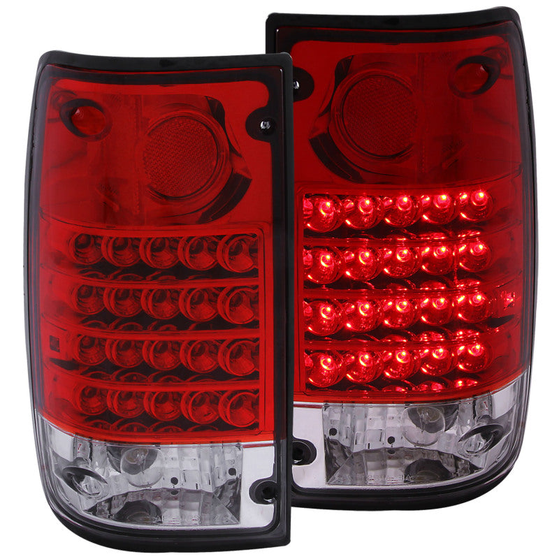 ANZO - [product_sku] - ANZO 1989-1995 Toyota Pickup LED Taillights Red/Clear - Fastmodz