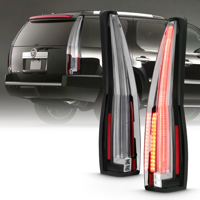 ANZO 311296 -  FITS: 2007-2014 Cadillac Escalade Led Taillights Red/Clear