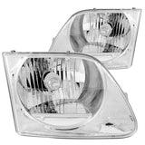 ANZO 111030 FITS: 1997-2003 Ford F-150 Crystal Headlights Chrome