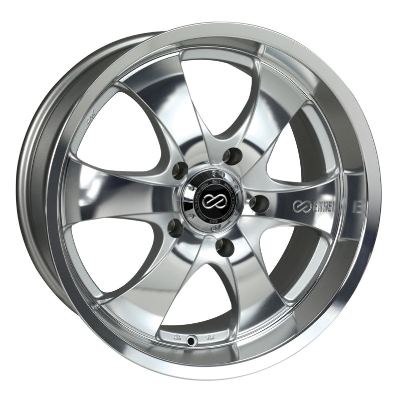 Enkei 482-885-7320MF - M6 Universal Truck&SUV 18x8.5 20mm Offset 5x127 Bolt Pattern 71.6mm Bore Mirror Finish Wheel