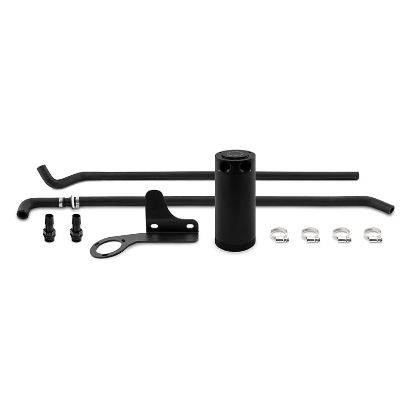 Mishimoto MMBCC-MS3-07PBE2 FITS 07-13 Mazda Mazdaspeed3 Baffled Oil Catch Can KitBlack (PCV Side)