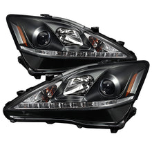 Load image into Gallery viewer, SPYDER 5080059 - Spyder Lexus IS 250/350 2006-2010 Projector Headlights DRL Black PRO-YD-LIS06-DRL-BK