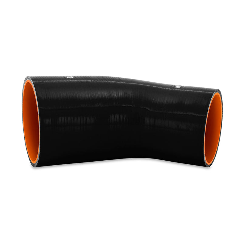 Mishimoto MMCP-R45-30375BK - Silicone Reducer Coupler 45 Degree 3in to 3.75inBlack