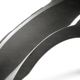 Seibon FF17HDCVR-OE FITS 2017 Honda Civic Type-R OE-Style Gloss Carbon Fiber Front Fenders