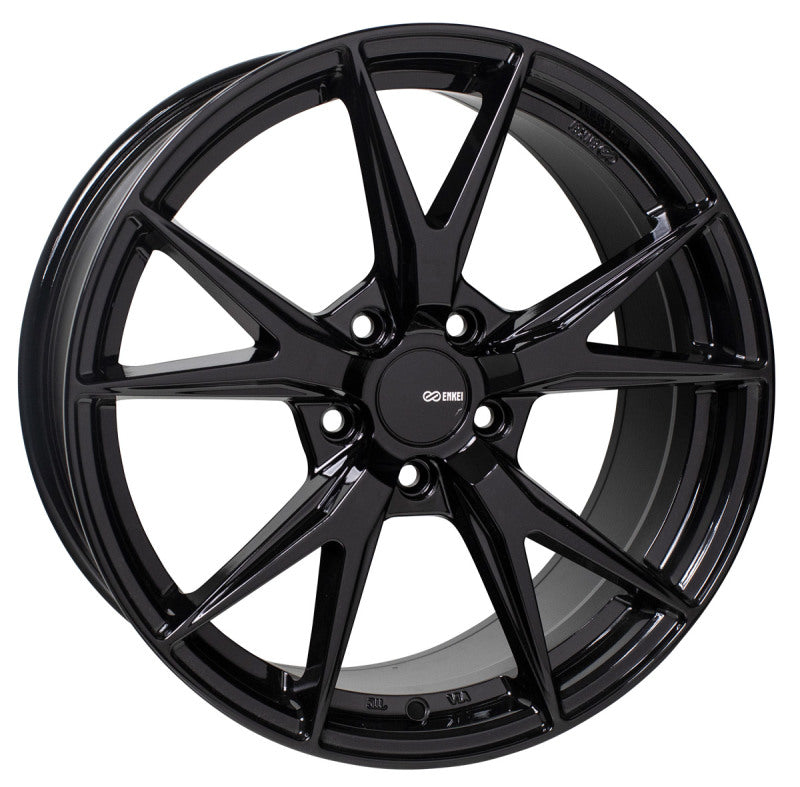 Enkei 523-880-3140BK - Phoenix 18x8 40mm Offset 5x108 72.6mm Bore Gloss Black Wheel