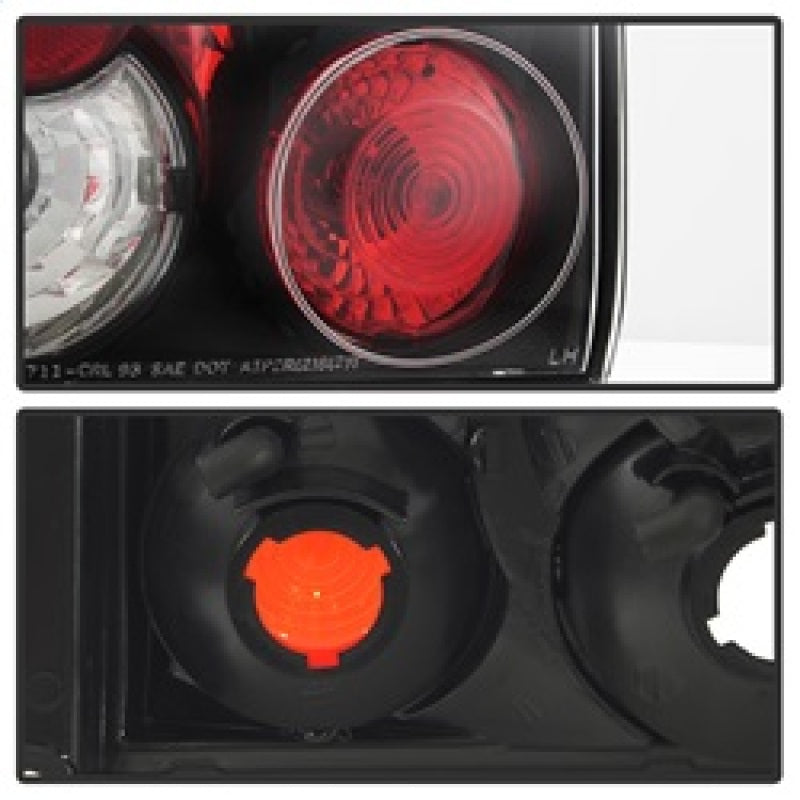 SPYDER 5007407 - Spyder Toyota Corolla 93-97 Euro Style Tail Lights Black ALT-YD-TC93-BK