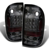 SPYDER 5007889 - Spyder Toyota Tacoma 01-04 LED Tail Lights Smoke ALT-YD-TT01-LED-SM