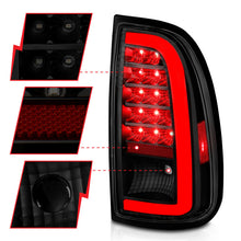 Load image into Gallery viewer, ANZO 311412 FITS 00-06 Toyota Tundra (Std. Bed/Reg Cab) LED Taillights w/Light Bar Black Housing Smoke Lens