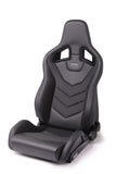 Recaro 410.1GT.3167 - Sportster GT Driver SeatBlack Leather/Carbon Weave