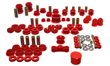 Load image into Gallery viewer, Energy Suspension 16.18105R - 94-01 Acura Integra (except Type R) Red Hyper-Flex Master Bushing Set