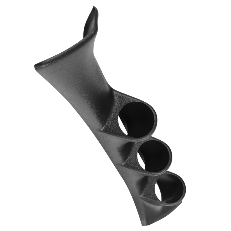 AutoMeter 22613 - Autometer 95-99 Mitsubishi Eclipse / Eagle Talon (excl Convertible) Black Triple 52mm Pillar Pod