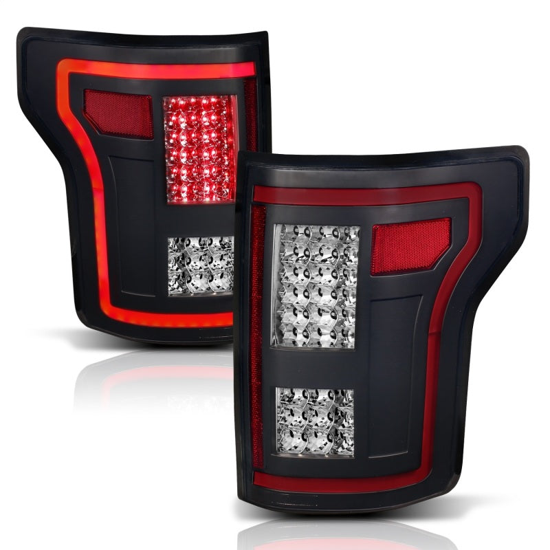 ANZO 311293 FITS: 15-17 Ford F-150 LED Taillights Black w/ Sequential