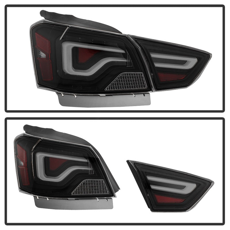 SPYDER 9042164 -xTune 14-18 Chevy Impala (Excl 14-16 Limited) LED Tail LightsBlack Smoke (ALT-JH-CIM14-LBLED-BSM)