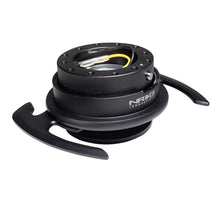 Load image into Gallery viewer, NRG SRK-700BK - Quick Release Kit Gen 4.0 Black Body / Black Ring w/ Handles