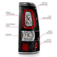 Load image into Gallery viewer, ANZO 311327 - FITS: 2003-2006 Chevy Silverado 1500 LED Taillights Plank Style Black w/Clear Lens