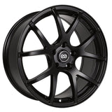 Enkei 480-880-4445BK - M52 18x8 45mm Offset 5x112 Bolt Pattern 72.6mm Bore Dia Matte Black Wheel