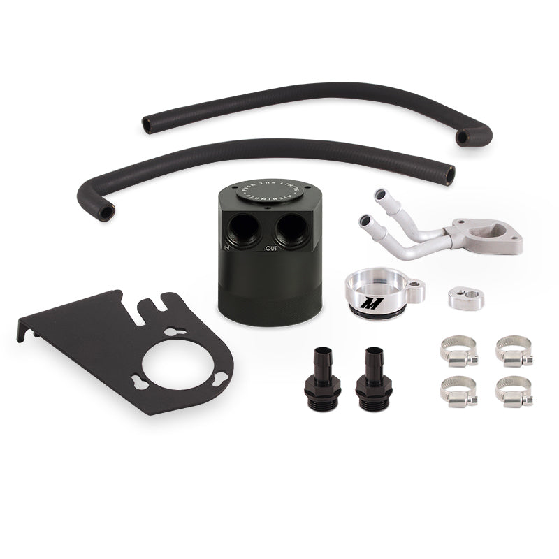 Mishimoto MMBCC-F2D-11BE FITS 11-16 Ford 6.7L Powerstroke Baffled Oil Catch Can Kit