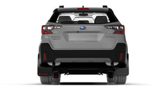 Load image into Gallery viewer, Rally Armor MF66-UR-BLK/BL FITS: 20+ Subaru Outback UR Black Mud Flap w/ Blue Logo