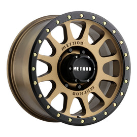 Method Wheels MR30521087918N -Method MR305 NV 20x10 -18mm Offset 8x170 130.81mm CB Bronze Wheel