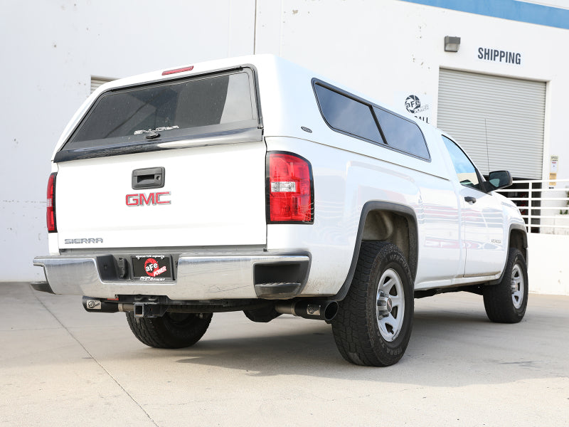 aFe 49-34131-B FITS Gemini XV 3in 304 SS Cat-Back Exhaust 09-18 GM Trucks V6-4.3/V8-4.8/5.3L w/ Black Tips