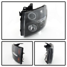 Load image into Gallery viewer, SPYDER 5009494 FITS 5009494 - Spyder Chevy Silverado 1500 07-13 Projector Headlights LED Halo LED Blk PRO-YD-CS07-HL-BK