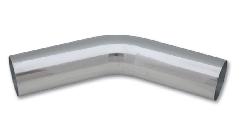 Vibrant 2175 FITS 3in O.D. Universal Aluminum Tubing (45 degree bend) - Polished