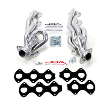Load image into Gallery viewer, JBA 05-10 Ford F-Series 6.8L 3V V10 1-1/2in Primary Silver Ctd Cat4Ward Header