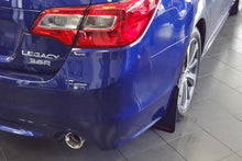 Load image into Gallery viewer, Rally Armor MF34-UR-BLK/GRY FITS: 2015 Subaru Legacy UR Black Mud Flap w/ Grey Logo