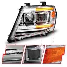 Load image into Gallery viewer, ANZO 111598 FITS 09-20 Nissan Frontier Chrome Projector Plank Style DRL w/ Switchback &amp; Sequential LED DRL