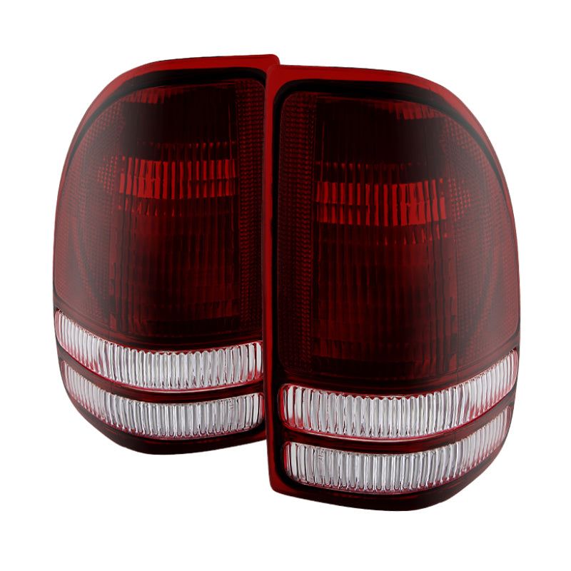 SPYDER 9028762 - Xtune Dodge Dakota 1997-2004 OEM Style Tail Lights -Red Smoked ALT-JH-DDAK97-OE-RSM