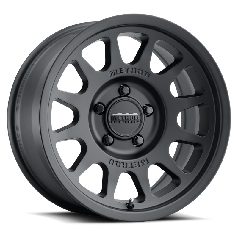 Method Wheels MR70378558500 - Method MR703 17x8.5 0mm Offset 5x150 110.5mm CB Matte Black Wheel