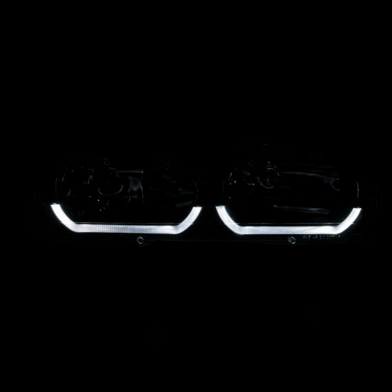 ANZO 121556 FITS 121556 - FITS: 1998-2005 Ford Crown Victoria Crystal Headlight Chrome With Bumper Light (OE)