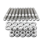 BLOX Racing BXFL-00309-10 - SUS303 Stainless Steel Manifold Stud Kit M8 x 1.25mm 65mm in Length10-piece