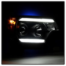 Load image into Gallery viewer, SPYDER 5081711 - Spyder Toyota Tacoma 12-15 Projector Headlights Light Bar DRL Black PRO-YD-TT12-LBDRL-BK