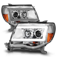 Load image into Gallery viewer, ANZO 111518 -  FITS: 2005-2011 Toyota Tacoma Projector Headlights w/ Light Bar Chrome Housing