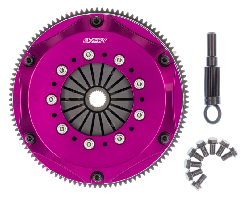 Exedy NM012SD - 1989-1994 Nissan 240SX Hyper Twin Cerametallic Clutch Sprung Center Disc Push Type Cover