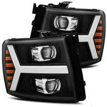 Load image into Gallery viewer, AlphaRex 880205 FITS 07-13 Chevy 1500HD PRO-Series Proj Headlight Plank Style Matte Blk w/Activ Light/Seq Signal