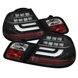 SPYDER 5073815 - Spyder BMW E46 00-03 2Dr Coupe Light Bar LED Tail Lights Blk ALT-YD-BE4600-LBLED-BK