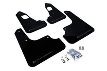 Load image into Gallery viewer, Rally Armor MF10-UR-BLK/GRY FITS: 2008+ Mitsubishi EVO X UR Black Mud Flap w/ Grey Logo