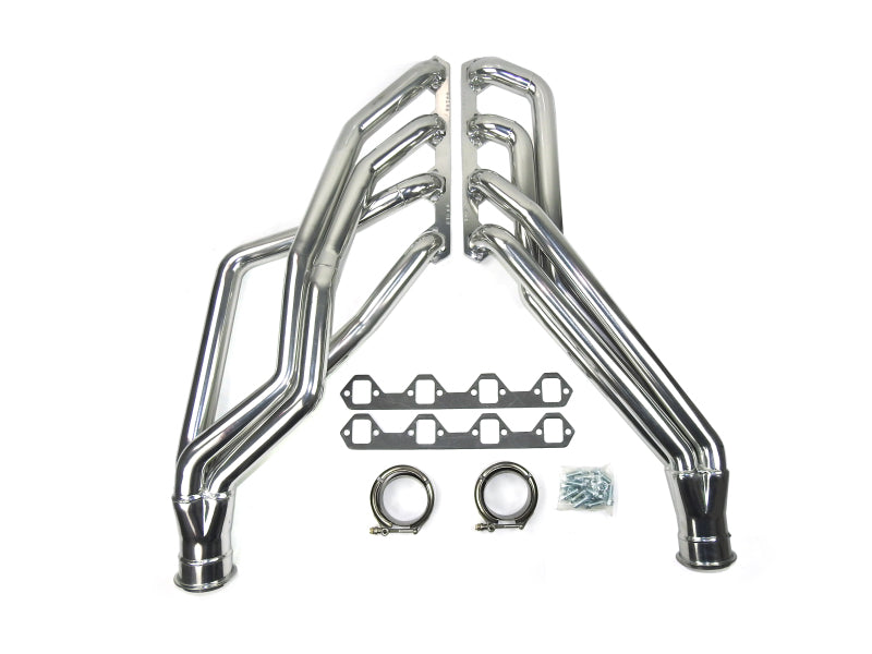 JBA 6616SJS - 65-73 Ford Mustang 351W SBF 1-3/4in Primary Silver Ctd Long Tube Header